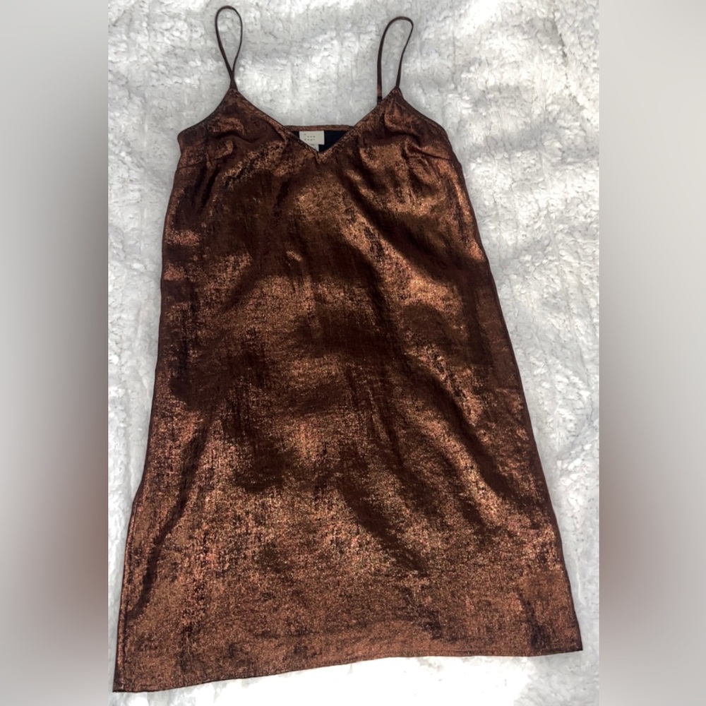 Metallic Mini Dress